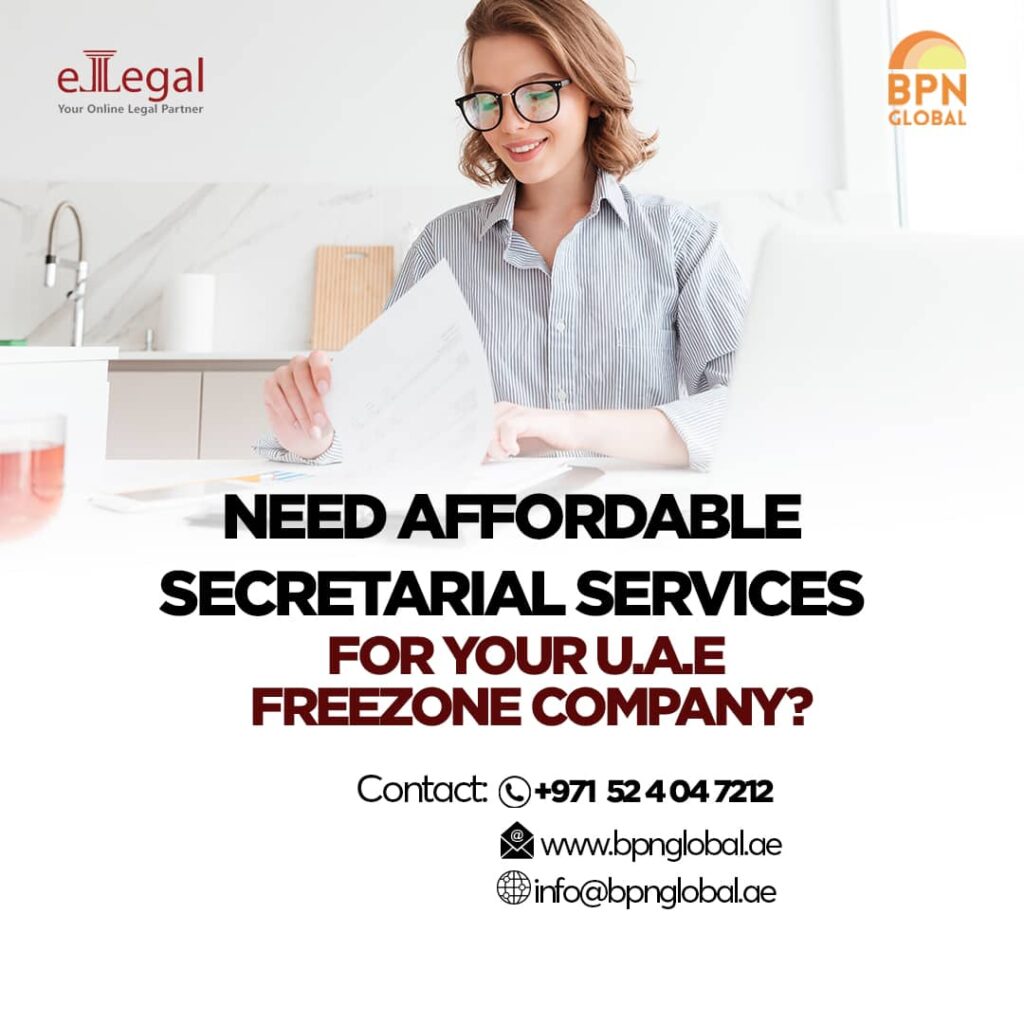 affordable secretarial services in the UAE