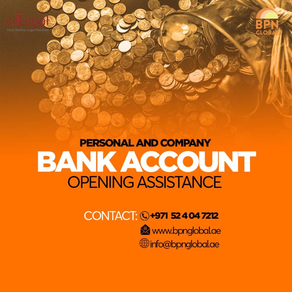 Personal and company bank account opening assistance