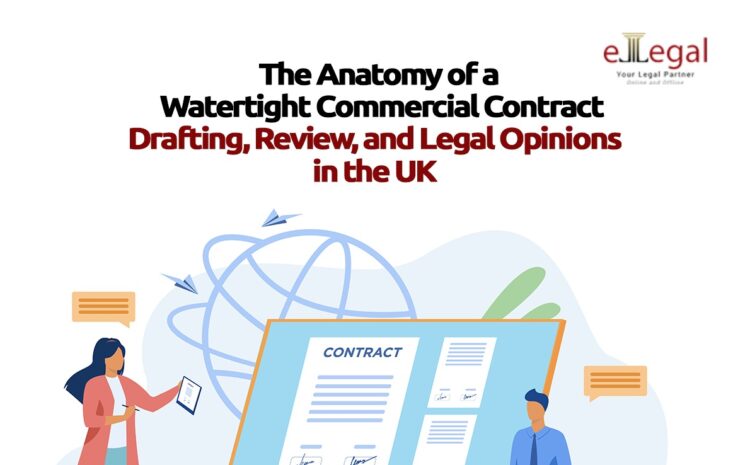  THE ANATOMY OF A WATERTIGHT COMMERCIAL CONTRACT: DRAFTING, REVIEW, AND LEGAL OPINIONS IN THE UK