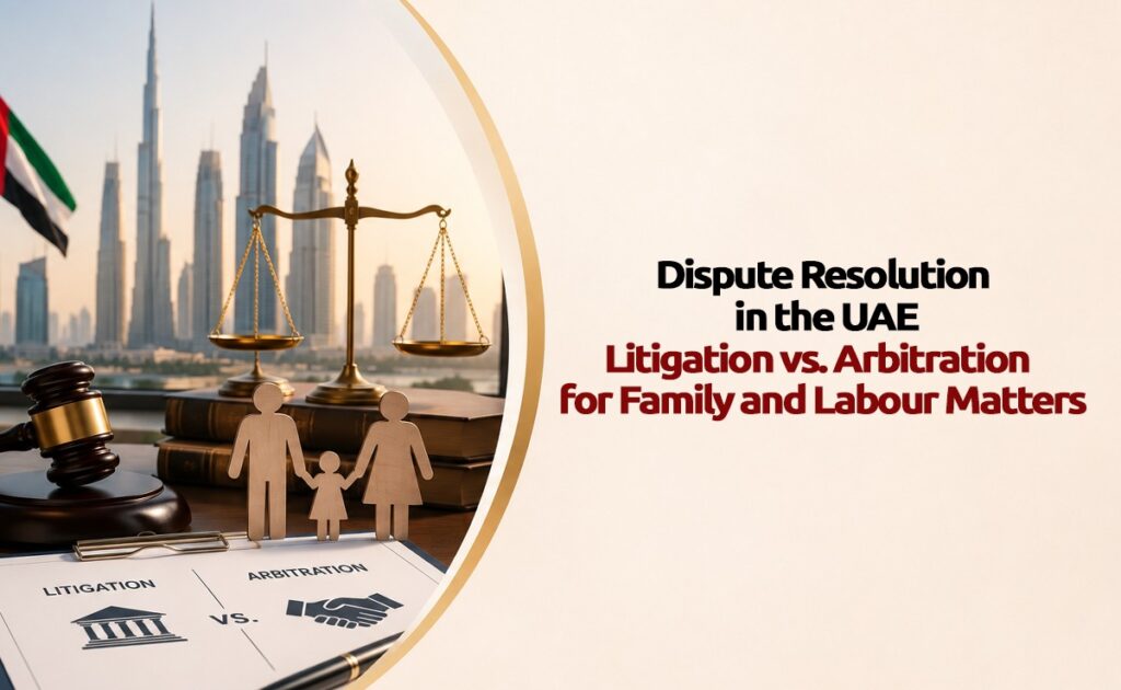DISPUTE RESOLUTION IN THE UAE; LITIGATION VS ARBITRATION IN FAMILY AND LABOUR MATTERS